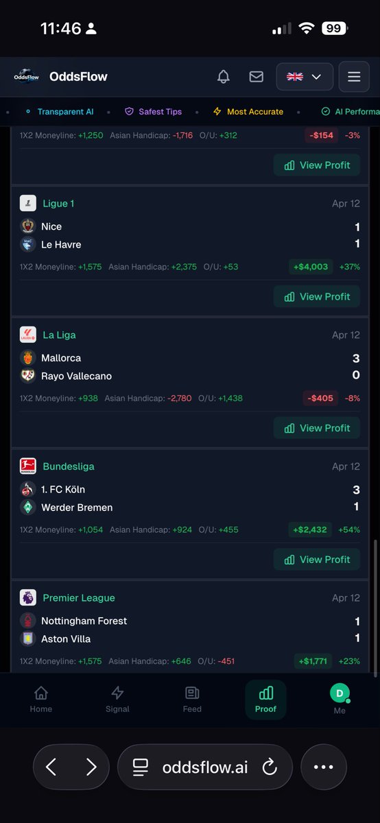 Oddsflow tweet media