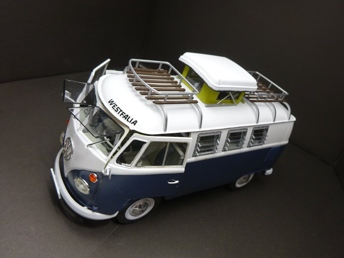 9fUM8tZL9WczczB's tweet image. #plasticmodel #scalemodel #プラモデル #プラモ #カーモデル #レベル #124scale #VW #キャンピングカー #T1CAMPER