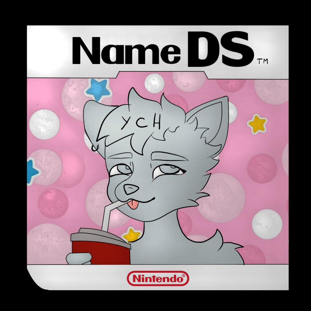 🎮✨ YCH OPEN ✨🎮

I'm offering a Nintendo DS cartridge-style YCH 💾💖
Perfect for your fursona or any character!
💲 Price: $10 USD
💳 Payment via PayPal

DM me if you're interested or want more info ✨