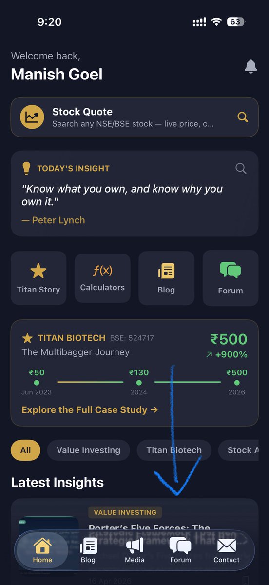 StockGoel's tweet photo. Happy to announce 📣 that our Apple Store iOS app has been updated and now the forum/discussion board is embedded in the App itself…. Simply go to App Store and ‘update’ the App.. 🥳 https://t.co/dGrBiWiVVS
