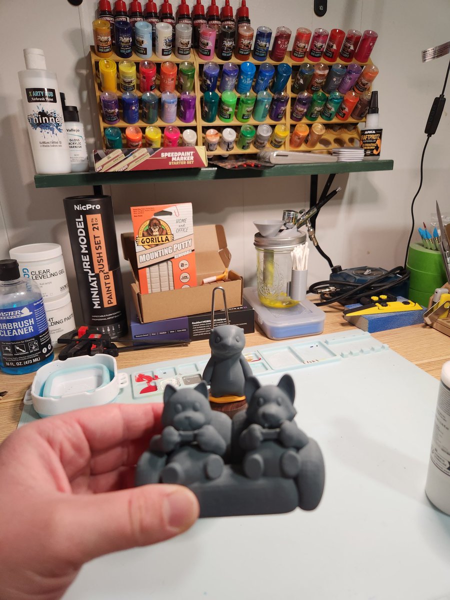 wh00psitsme's tweet image. #partyanimals #3dprint #resin
SO CUTE😭💙 #otta