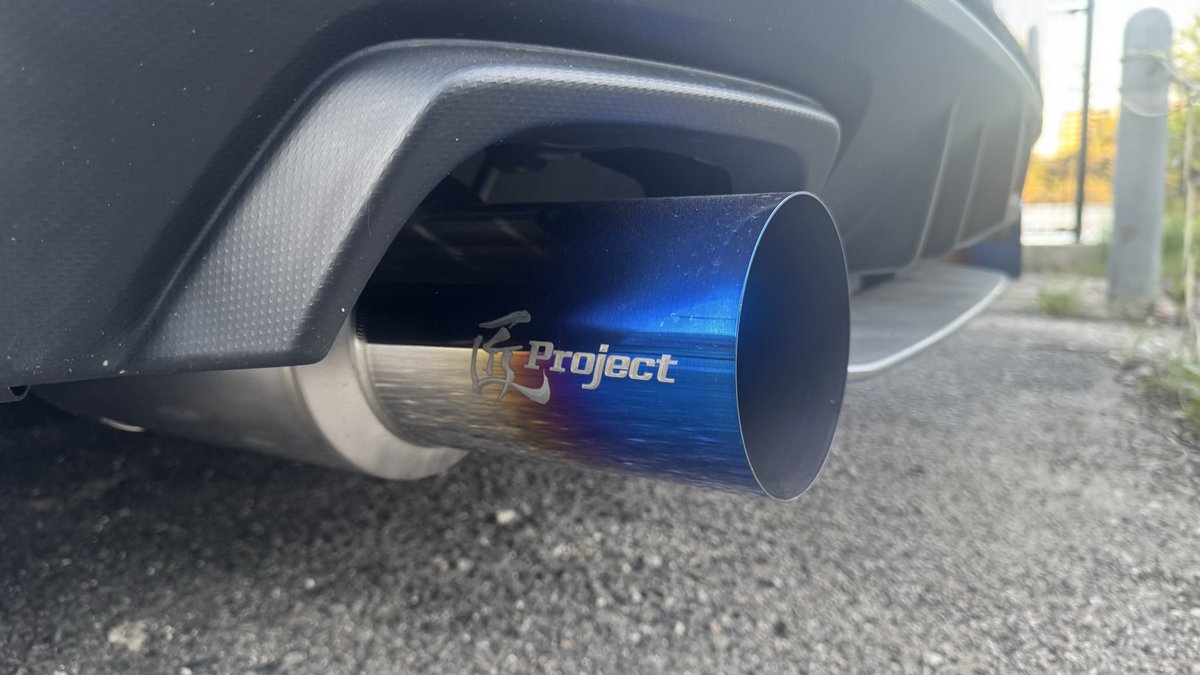 WRX S4（VAG）に極フルチタンマフラー JQRストリートスペック2本出し‼️