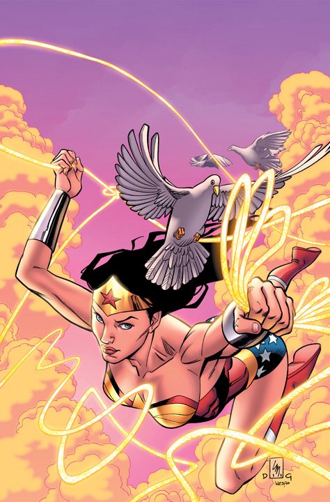 Just as Batman has “the Dark Knight” and Superman “Last Son of Krypton” if I were to try and push an iconic title for Diana, I’d suggest 

- Princess of Paradise Island 

- Ambassador of Truth 

- Daughter of Themyscira