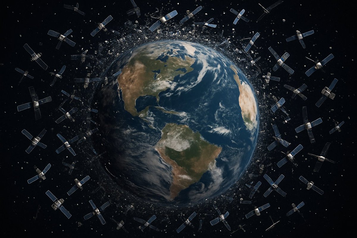 Chethan_Dash's tweet image. #Space #India

India’s satellites were forced to navigate an increasingly crowded orbital environment in 2025, with more than 1.5 lakh close approach alerts issued for Indian assets alone, as per the Indian SSA Report 2025. 1/n

Pic for representation