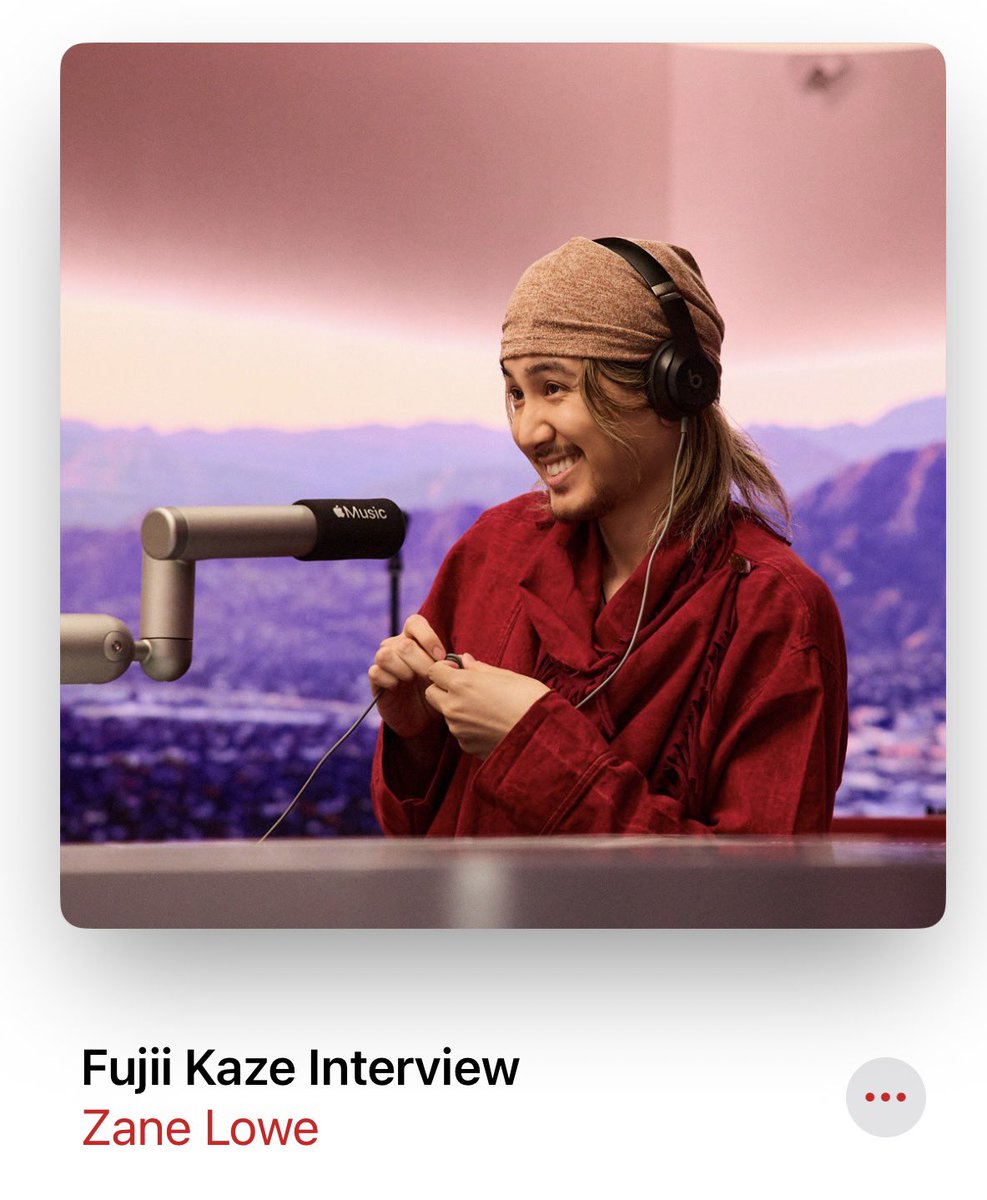 Fujii Kaze interview LIVE performance🍃

アーカイブ📻✨🎹出たよー！
41：30あたりから🎧

#thezaneloweshow 
#Fujiikaze 

music.apple.com/jp/station/fuj…