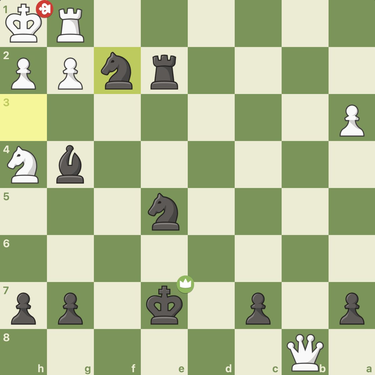 bostanemir's tweet photo. @gmyagizkaan @Shakhmamedyarov Yagiz'dan aldigim gazla bir "smothered mate" caktim 🙃 https://t.co/kRhxyKjUuh