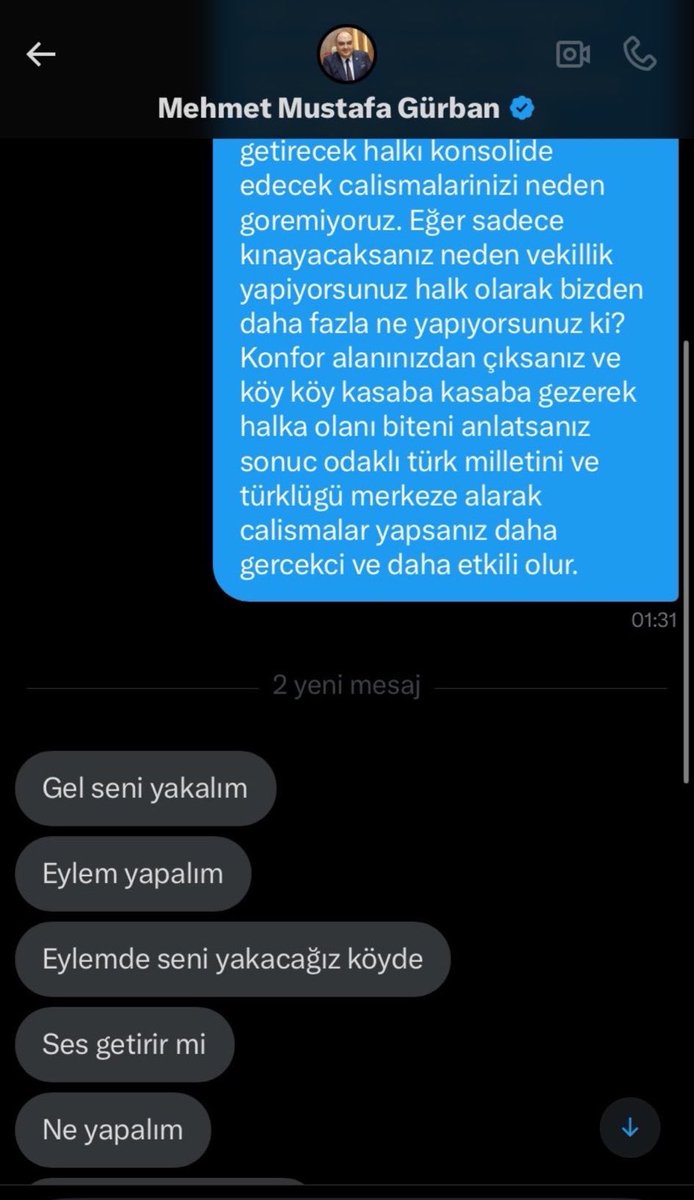 M. Mustafa Gürban adlı sözde milletvekilinin bir kardeşimizin iyi niyetle yazdığı mesaja verdiği laubali cevaba bakar mısınız? Bu ahlaksız herifin İYİ Parti’de hatta mecliste ne işi var?

Gereğini yapın, partiye verilebilecek en büyük zararı veriyor. <a href="/iyiparti/">İYİ Parti</a>