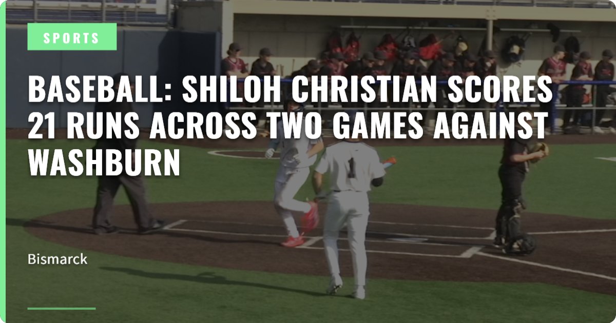 KXMB's tweet photo. Shiloh Christian swept the Cardinals with a +17 run differential across the two games in a dominate Thursday for the Skyhawks. Full Story: https://t.co/doBTGYJkGZ https://t.co/gKwrPbxTWQ