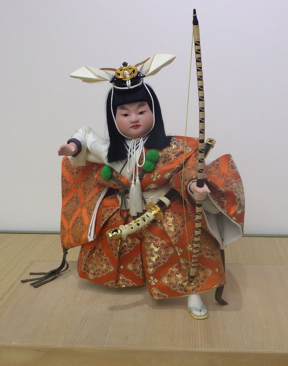 五月人形  (鳴弦)  武者人形12号 五月人形「鳴弦（めいげん）」があらかわ伝統工芸ギャラリーにて展示中