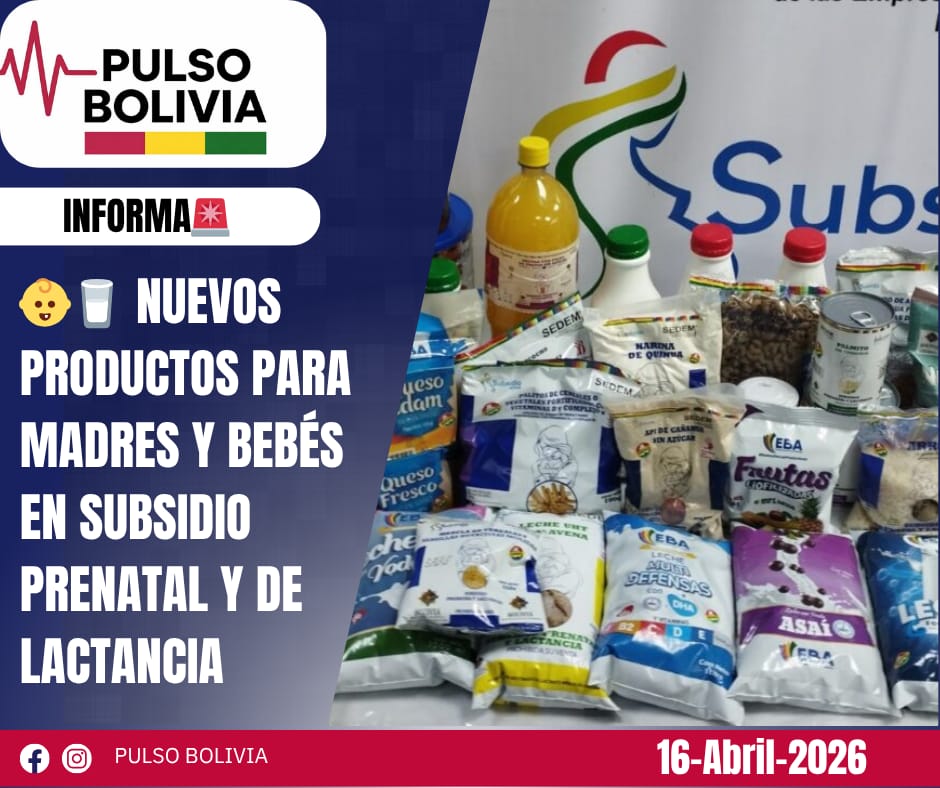 Bo5989717pulso's tweet image. Cambios en el subsidio 📦👶 SEDEM actualiza la lista de alimentos para madres y bebés en Bolivia 🇧🇴🥛🌾 
#Subsidio #SEDEM #Bolivia #Mamás #Bebés