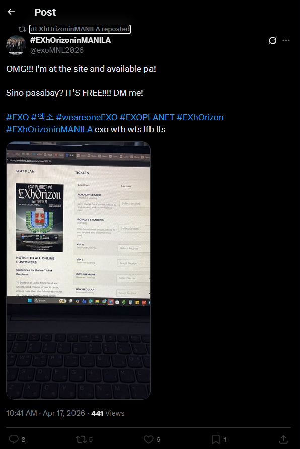 jessooyah's tweet photo. @mmchellebibcays @_sienyeshajic "PASABUY" SCAMMER

 @exoMNL2026 https://t.co/K3efgXVFjC