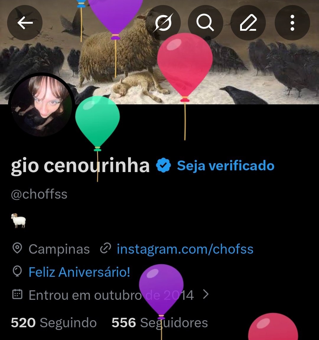 baloes em meu perfil