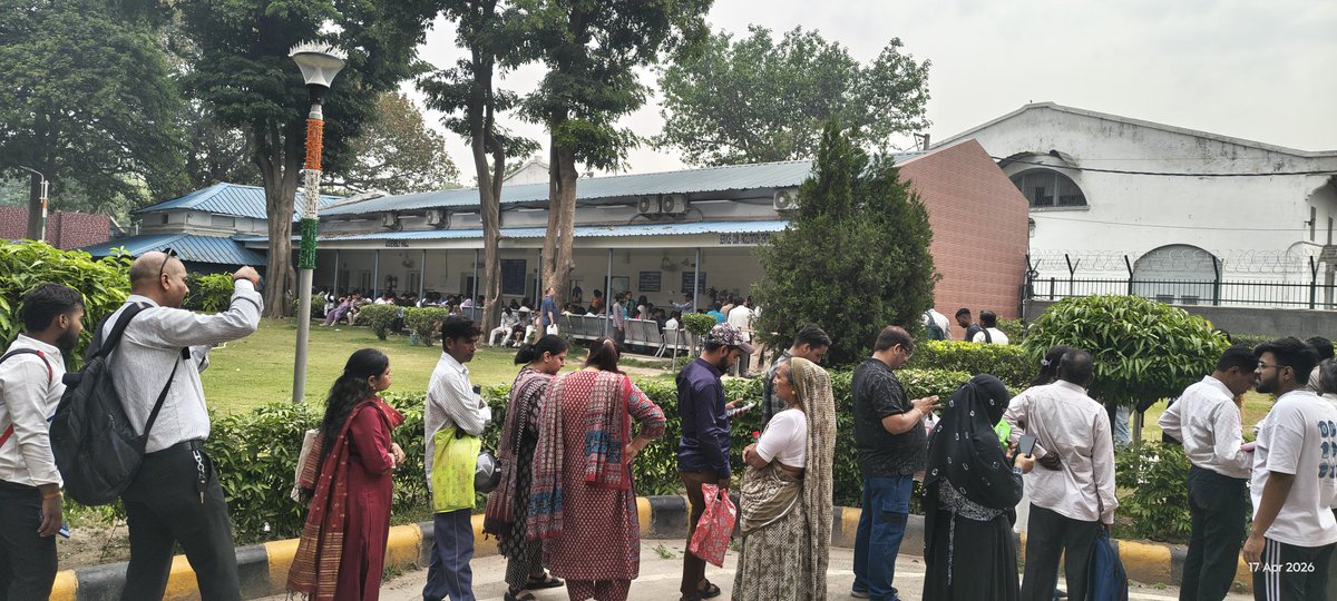 .<a href="/mlkhattar/">Manohar Lal</a> .<a href="/PMOIndia/">PMO India</a> people are standing in line at GOI department of publication ministry of housing and urban affairs. Why still things are not online and we have to stand in queue in such a hot weather.<a href="/PMOIndia/">PMO India</a> .<a href="/narendramodi/">Narendra Modi</a>