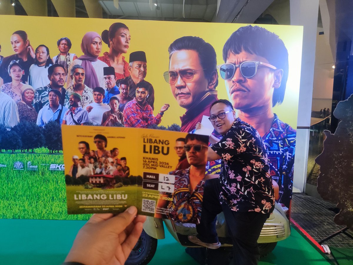 the_brothersali's tweet image. THE Malaysian comedy event of the year by newcomer Bobby Husaini with a stellar ensemble lead by @Beto_Kusyairy and @Amerul_Affendi!

Thanks for the Gala Premiere tickets, @cinemagicmy! Catch "Libang Libu" in cinemas from 23 April!

#LibangLibu #sembangentertainment