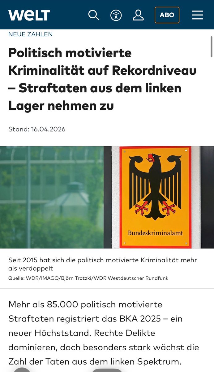 AndreRebew's tweet image. Wenn man auf dem Linken Auge blind ist. 
#Straftaten #FCKGRN #FCKANTIFA