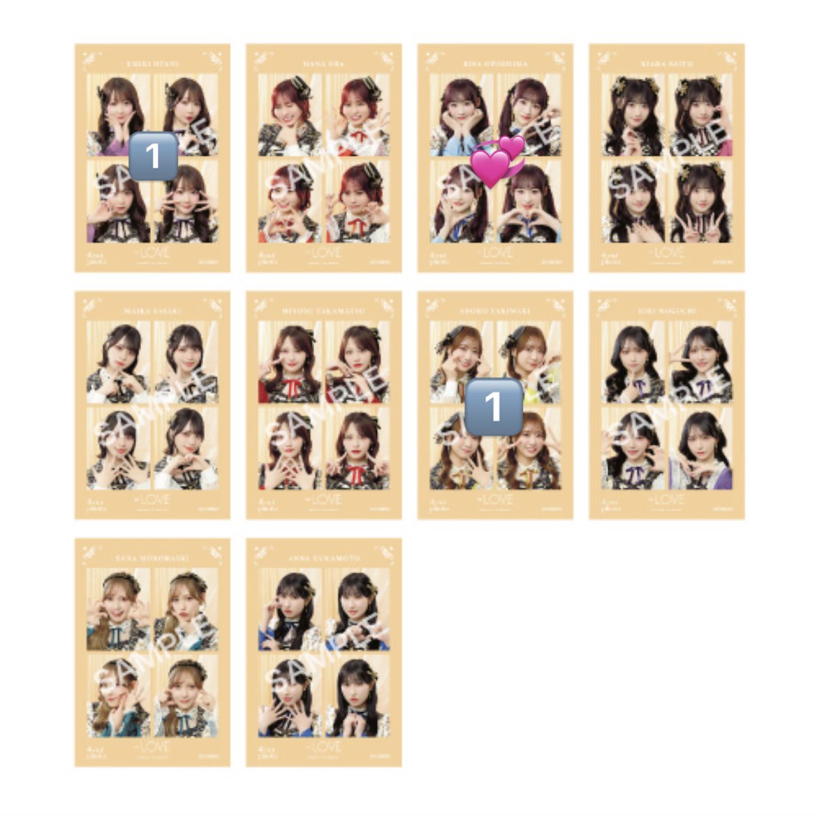0_4sooo's tweet photo. ＝LOVE イコラブ　トレ 8周年　ハマスタ
4カットフォト　IDフォト

【譲】画像（数字）
【求】画像💞（音嶋、齋藤、大谷）

4/18現地または都内手渡し、郵送交換希望
お気軽にお声がけください💞

#イコラブ交換　#イコラブ譲 https://t.co/825qmjE36N
