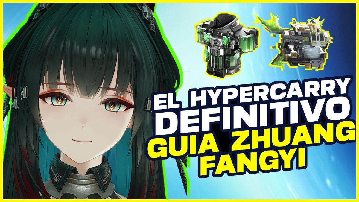 ZackoMR's tweet photo. ✅¡TOP TIER DPS! LA MEJOR GUIA DE ZHUANG FANGYI | Guia y Build | #arknightsendfield

Enlace
⬇️⬇️⬇️⬇️ https://t.co/vaeMHd6Odb