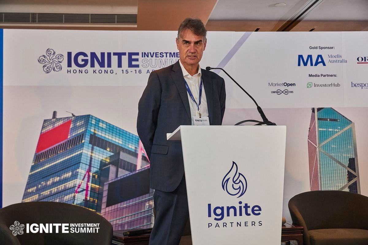 ChallengerGold's tweet photo. It was a pleasure to take part in the Ignite Investment Summit in Hong Kong and share the Challenger Gold story with a global audience of investors and industry participants, highlighting the Company’s strategy, growth pipeline and positioning within the resources sector.

$CEL https://t.co/jwMl15LcHH