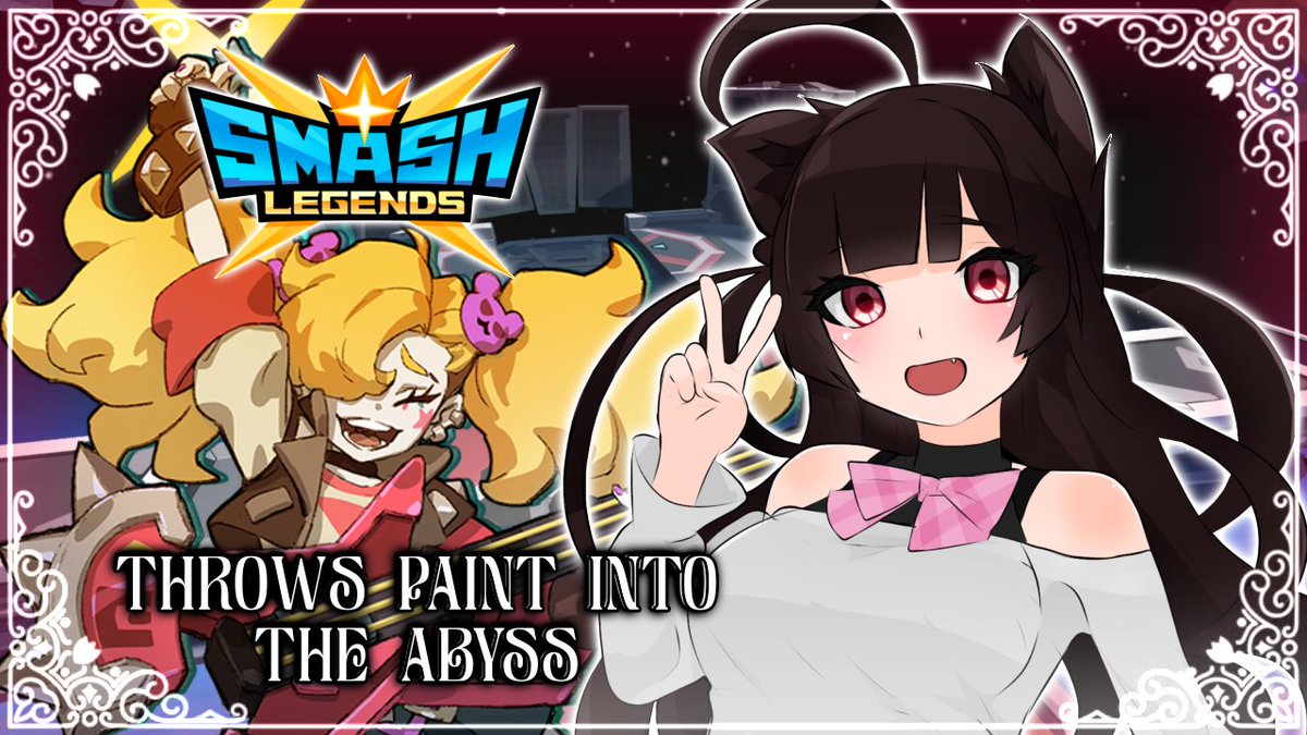 victoriaspade's tweet photo. I'M SO BAD LMAO🙏💥 link: https://t.co/keIi21rG9r 💥 #vtuber #ENVtuber #YouTube #VtuberMagic #YouTubers #smashlegends #smashgame https://t.co/YdBmG62pgr