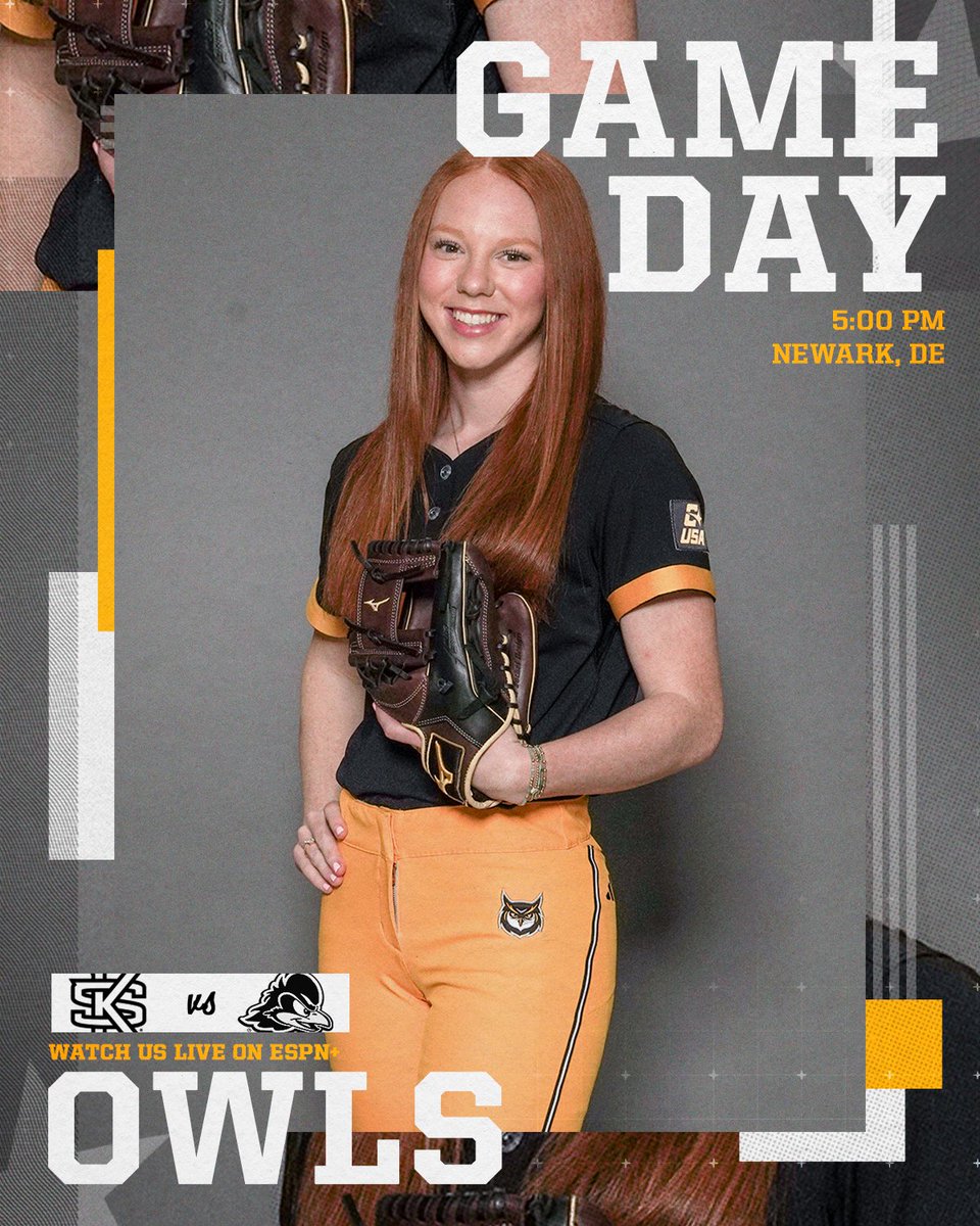 KSUOwlsSB's tweet image. Battle of the Birds

🆚 | Delaware
⏰ | 5:00 PM
📍 | Newark, Del.
📺 (ESPN+) | tinyurl.com/4w4dtp6y
📊 | tinyurl.com/545c7nky

#HootyHoo 🦉 | #LevelUp