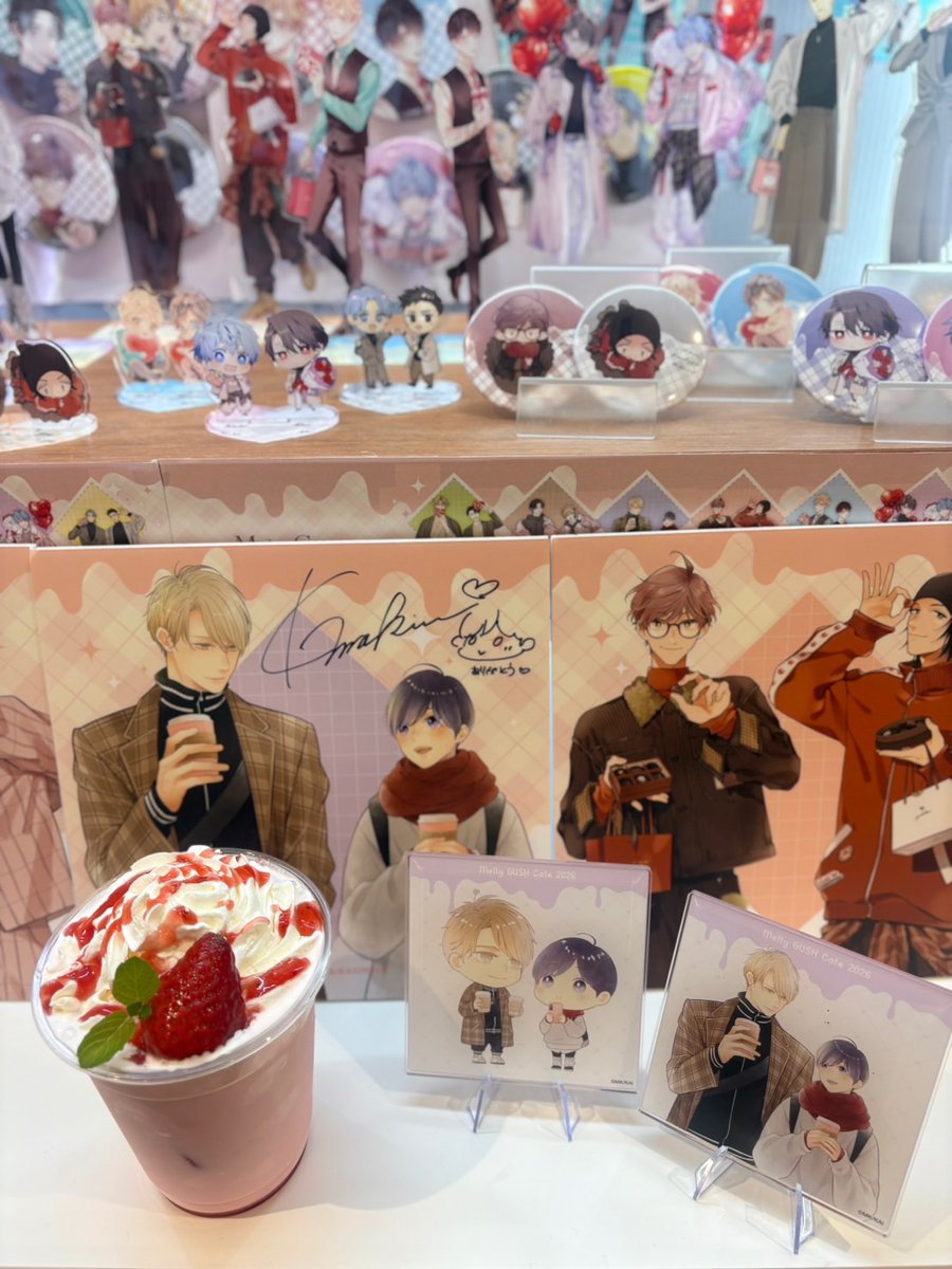 ┎┈┈┈┈୨♥୧┈┈┈┈┒
Melty GUSH DRINK STAND 2026
┖┈┈┈┈୨♥୧┈┈┈┈┚

ドリンクのご紹介です！

☕暮田マキネ 先生
尭良と鴇のピュアラブ苺ラテ

ぜひ、お召し上がりください✨

🔽ドリンクスタンド詳細はコチラ
sofmap.com/pages/?id=stel…

#Melty_GUSH_Cafe