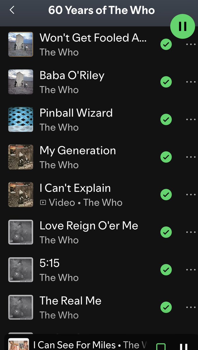 <a href="/LongLiveRock12/">Long Live Rock🤘</a> #TheWho <a href="/TheWho/">The Who</a> The Who! 
open.spotify.com/playlist/7BIFY…