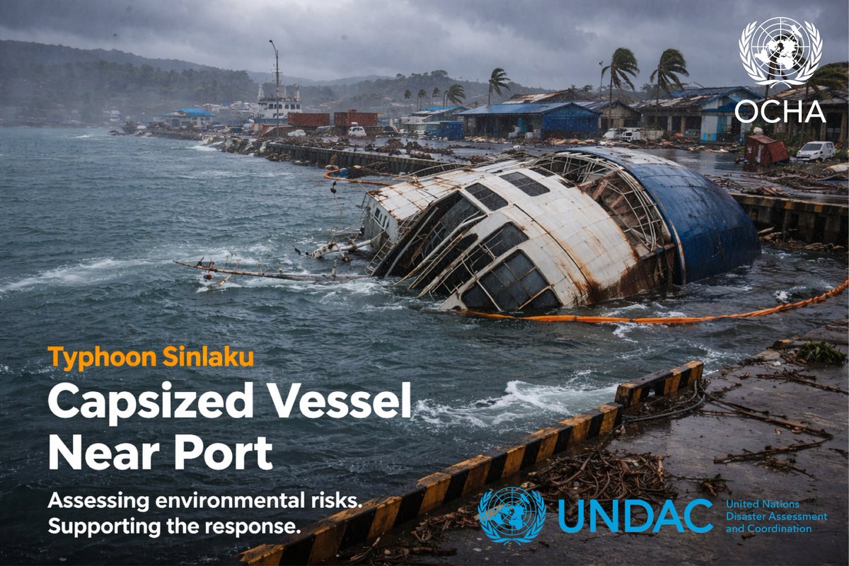 UNOCHA_Pacific's tweet photo. The Government of the Federated States of Micronesia, with the Resident Coordinator (RC), OCHA, Chuuk EPA, & UNEP, convened to discuss UNDAC support to assess environmental risks from capsized vessels after Typhoon Sinlaku,supporting national response
#FSM #UNDAC #TyphoonResponse https://t.co/j5Zmw95fVV