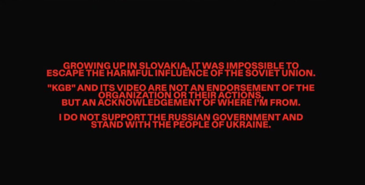ADÉLA releases important statement at the end of her music video for “KGB”

"Growing up in Slovakia, it was impossible to escape the harmful influence of the Soviet Union. “KGB” and its video are not an endorsement of the organization or their actions, but an acknowledgement of