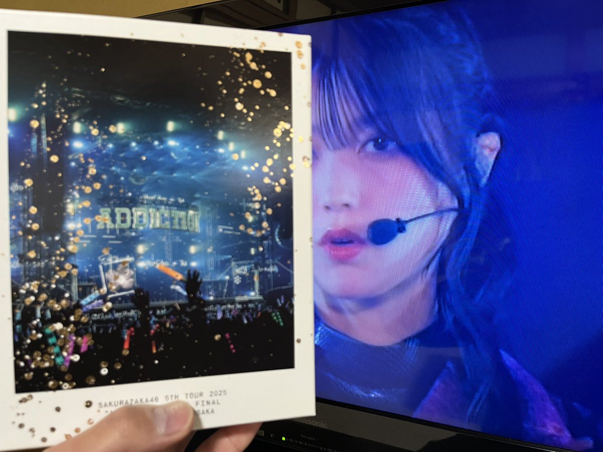 matsu0000shiori's tweet image. 今日の１日お休みはaddiction
あの京セラドームのに夏に戻りた〜い

#櫻坂46
#addiction