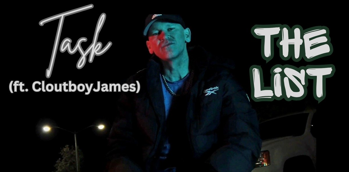 ThaMadRapper's tweet photo. "If it's flows you meanin' well my home's the deep end, if it's hoes you meanin' then I'm goin' deep in"

It's out now! "The List" by Task (ft. CloutboyJames). Click here!
https://t.co/ZQMzL358iO

#Task #ThaMadRapper #CloutboyJames #TheList #TheTaskAtHand #musicvideo #rap #hiphop https://t.co/earV4B4YRK