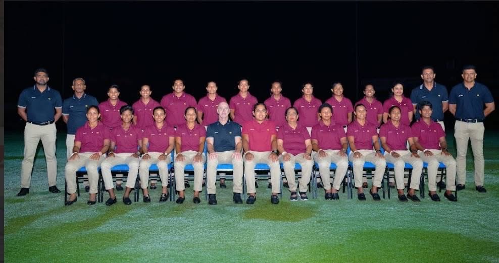 DanuskaAravinda's tweet photo. Sri Lanka Women’s team has departed to Bangladesh for a 3-match ODI series and a 3-match T20I series.
#sportspavilionlk #danushkaaravinda #SLvBAN #SLvsBAN #fypシ゚viralシfypシ゚viralシalシ https://t.co/Rpq5kmeDlD