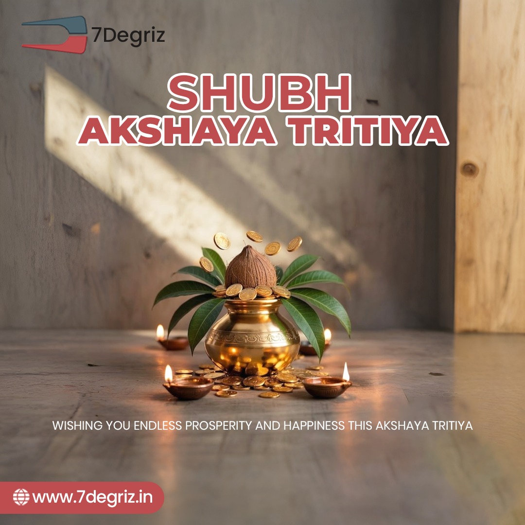 7Degriz's tweet image. May your wealth, happiness, and success grow infinitely today and always. 💫

#AkshayaTritiyaSpecial #WealthAndWisdom #AbundanceMindset #FestiveMood
