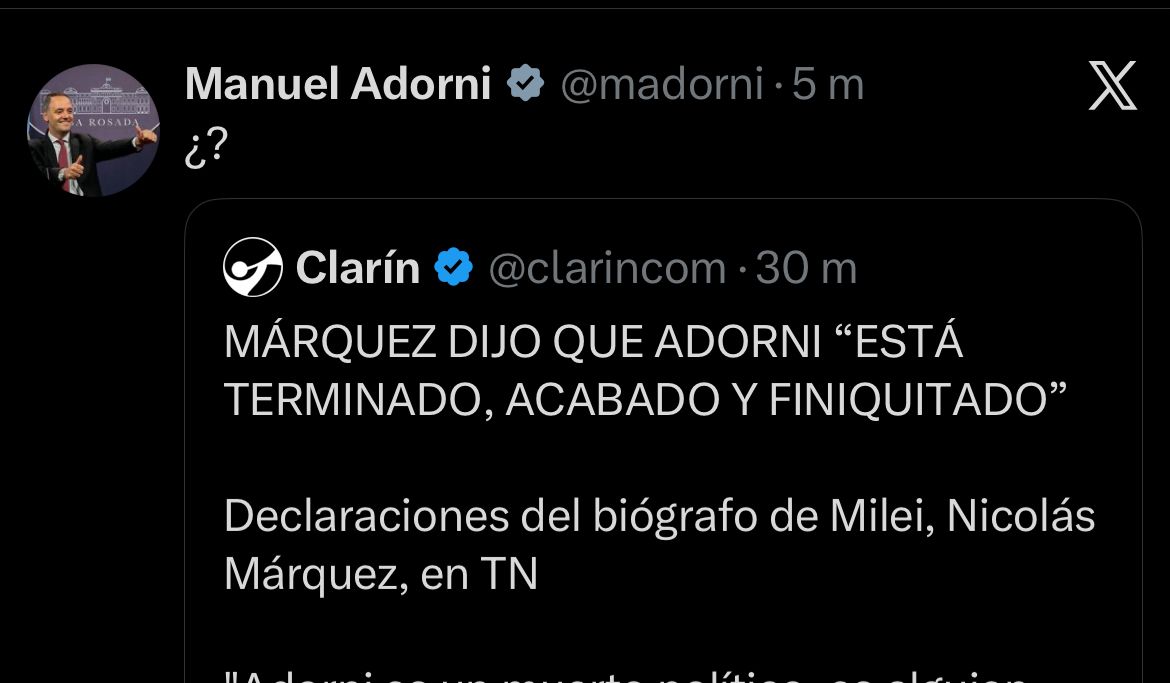 Nicolás Márquez tweet media