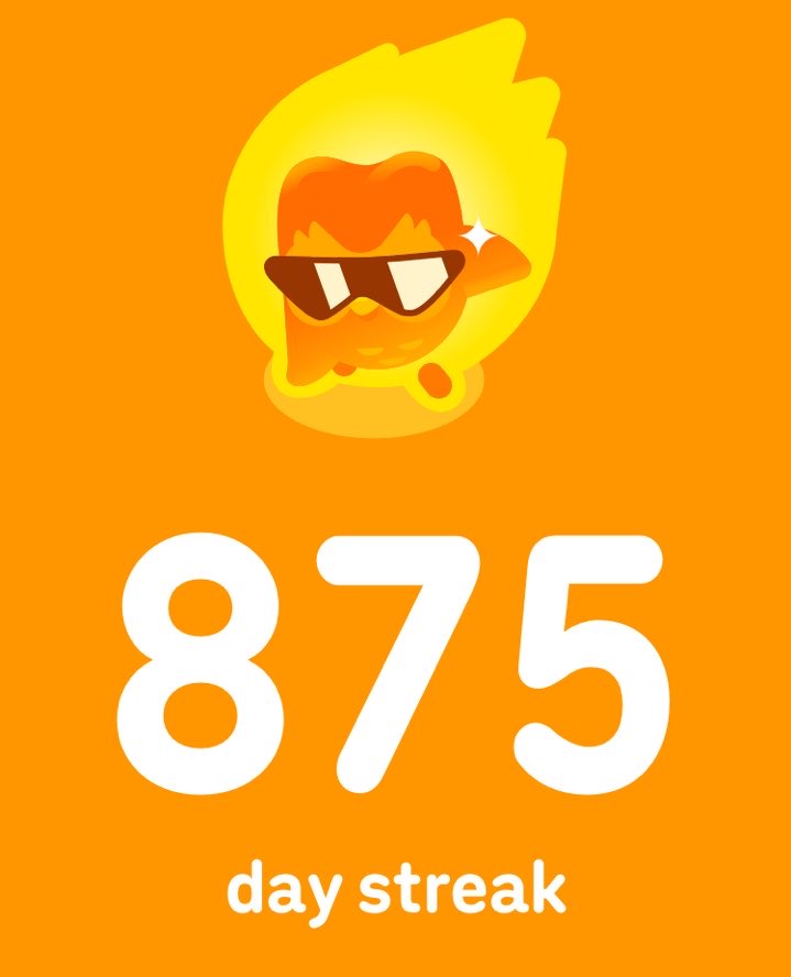 tt4may's tweet photo. my longest commitment @duolingo https://t.co/whG60UrtFN
