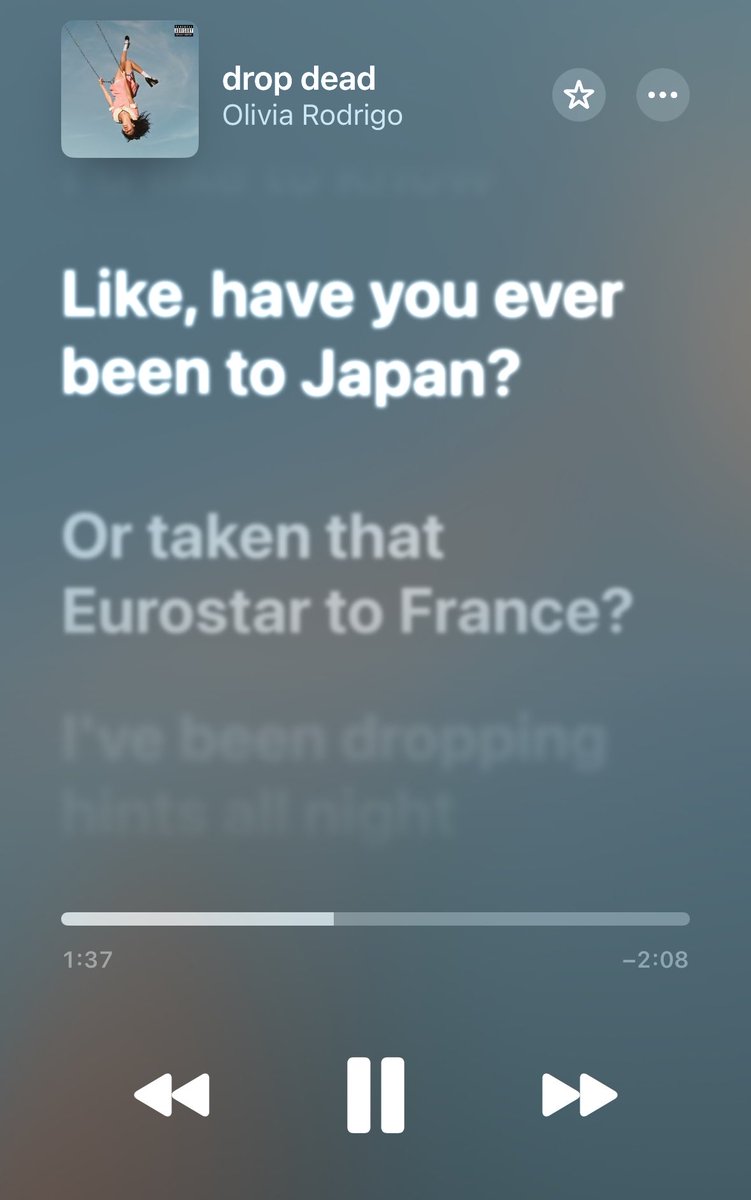 Olivia Rodrigoの新曲 "drop dead" にJapanの文字が😭🇯🇵
新曲で気分上がってたけど、もっとうれしい😭これを直接日本で聴ける日がもっっっと待ち遠しくなってる😭オリヴィアありがとう😭🩷
Olivia put the word “Japan” in her new single, drop dead! I can’t wait to sing along with her in Japan!!