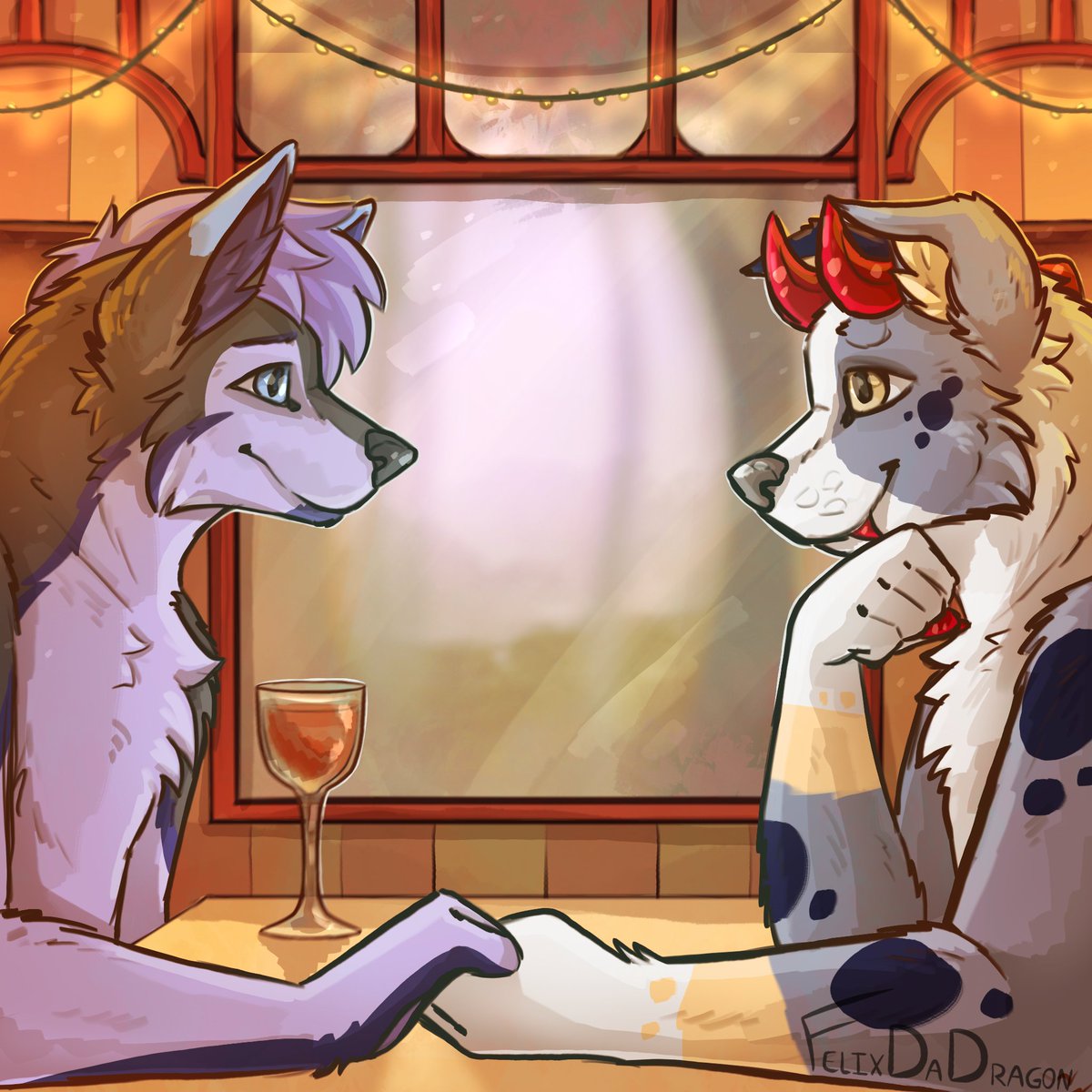 FelixDaDragon's tweet photo. Anniversary commission for cosmicfloofy 

#furryart #furry #ArtCommission https://t.co/TDCc5VhJmX
