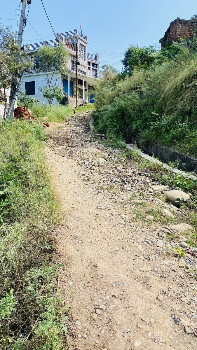 ahmed_shezzi's tweet photo. Respected DC &amp; MLA Sir, despite your leadership and visible work across villages, it is deeply disappointing that the Dhanidhar Mandir road in Rajouri remains incomplete even after more than a year. Multiple visits to your offices and marked applications have seen no action. https://t.co/MbHjeXEeeW