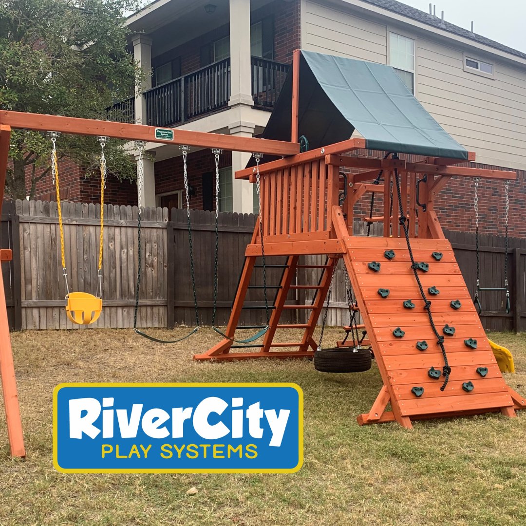 RiverCityPlay's tweet image. 🛠️ Don’t let a sloping yard stop your swing set dreams! Our innovative unlevel yard solutions make it possible. 🎢 Visit RiverCityPlay.com to learn how we can transform your challenging space into a fun playground!

#RiverCityPlay #SanAntonio #BackyardFun #Playtime