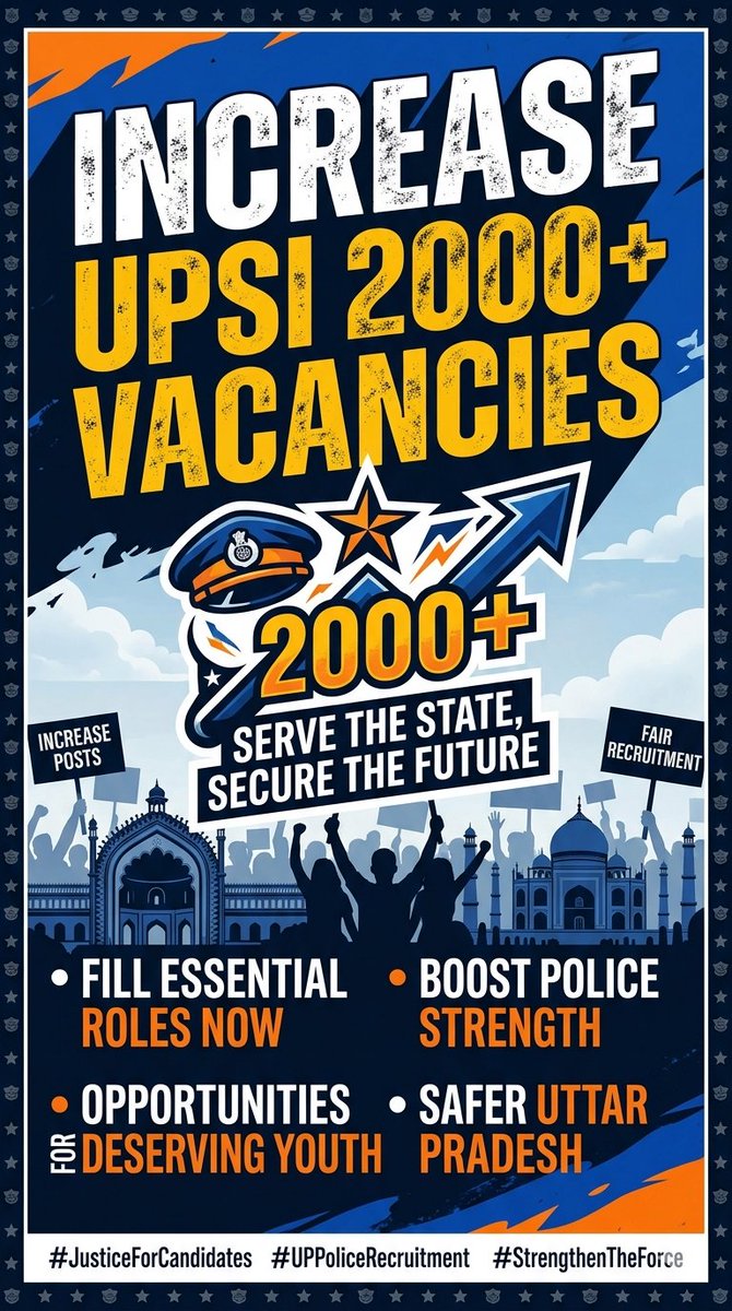 ANANDKU62842132's tweet image. #UPSI​ #UPSI2026​ #UPPoliceSI​ #UPSIBharti​ #UPSIUpdate​
#UPSI_RESULT​ #UPSI_RUNNING​ #UPSI_2000_POST​
#UPSI_SHOW_MARKS​ #UPSI_GIVE_RANK_LIST​ #UPSI_GIVE_WAITING_LIST
@myogiadityanath 
@myogioffice 
@upprb
@yadavakhilesh 
@CMOfficeUP 
@UPGovt 
@aajtak @ABPNews @upta