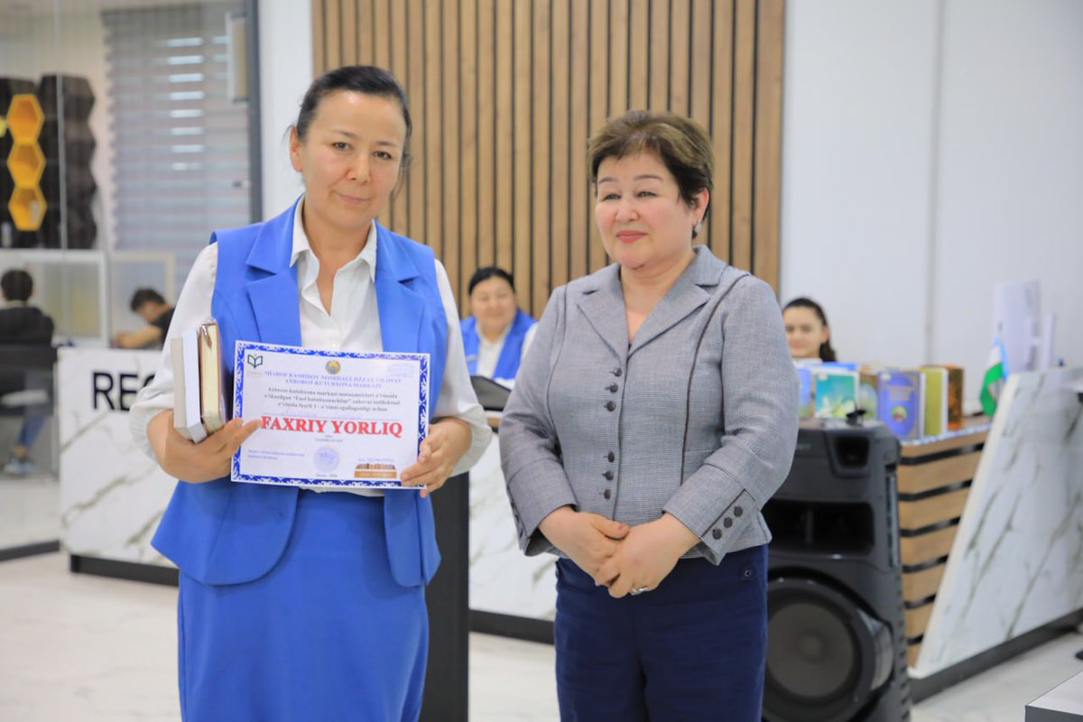 🏆 “Kitobsevar millat” haftaligi doirasida "Faol kutubxonachilar" nomli zakovat intilektual o'yini o‘tkazildi