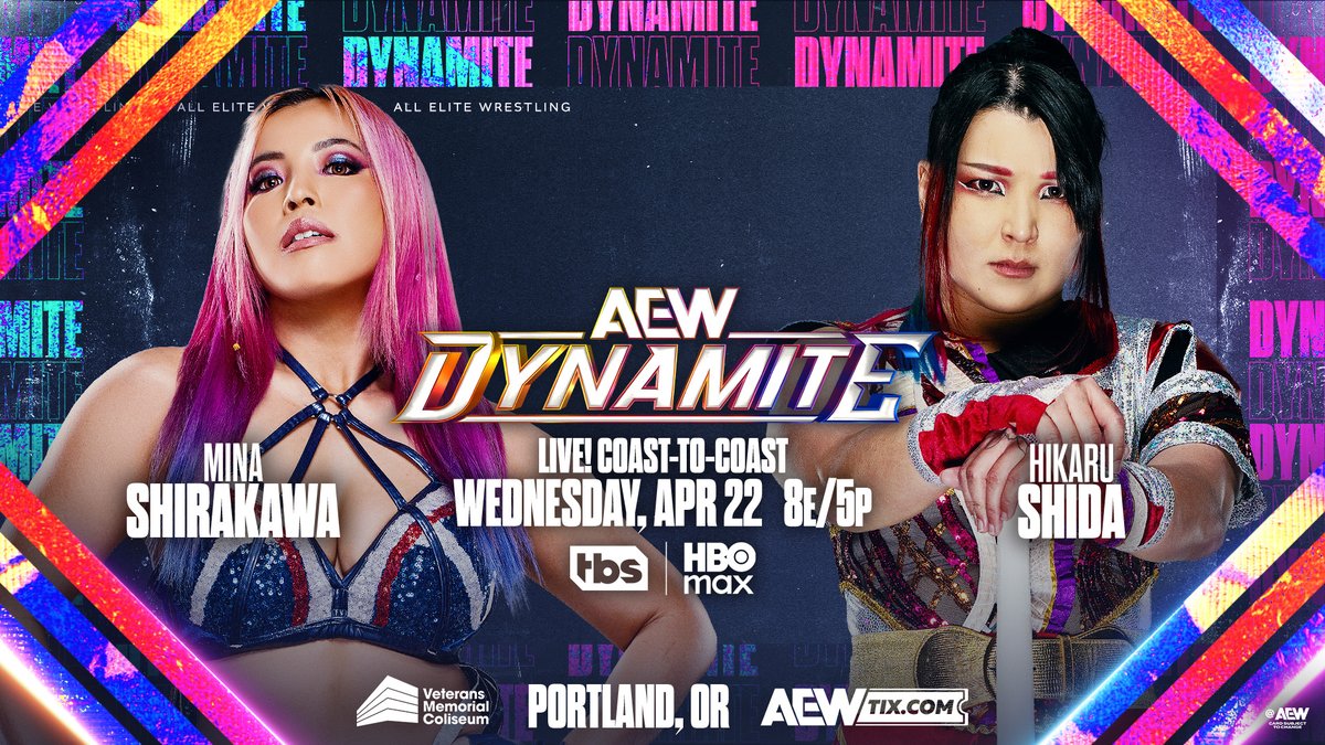 AEW's tweet photo. This Wednesday, 4/22!

The landscape of AEW changed when @DarbyAllin won the AEW World Championship. Watch what happens next on Wednesday Night #AEWDynamite!

We'll be LIVE Coast-to-Coast at 8e/5p on @TBSNetwork + @SportsOnMAX, THIS WEDNESDAY! https://t.co/OMyTeuzc8M