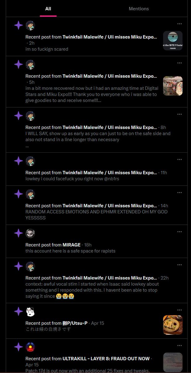 freezerburning's tweet photo. 20+ notifs and its all this btw FUUUUCK this website lmao https://t.co/6wz3oGgQSJ