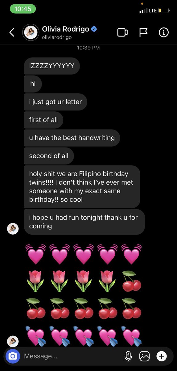 izzbedumb's tweet photo. olivia dropping 'drop dead' EXACTLY 4 YEARS after she dmed me on instagram oh my god we are literally telepathic twins especially since we are both in our lover girl eras 😭😭🩷🤞🏼👯‍♀️ THAT'S MY FILIPINO BIRTHDAY TWINNNNNN https://t.co/y7Zxn1Z3sW