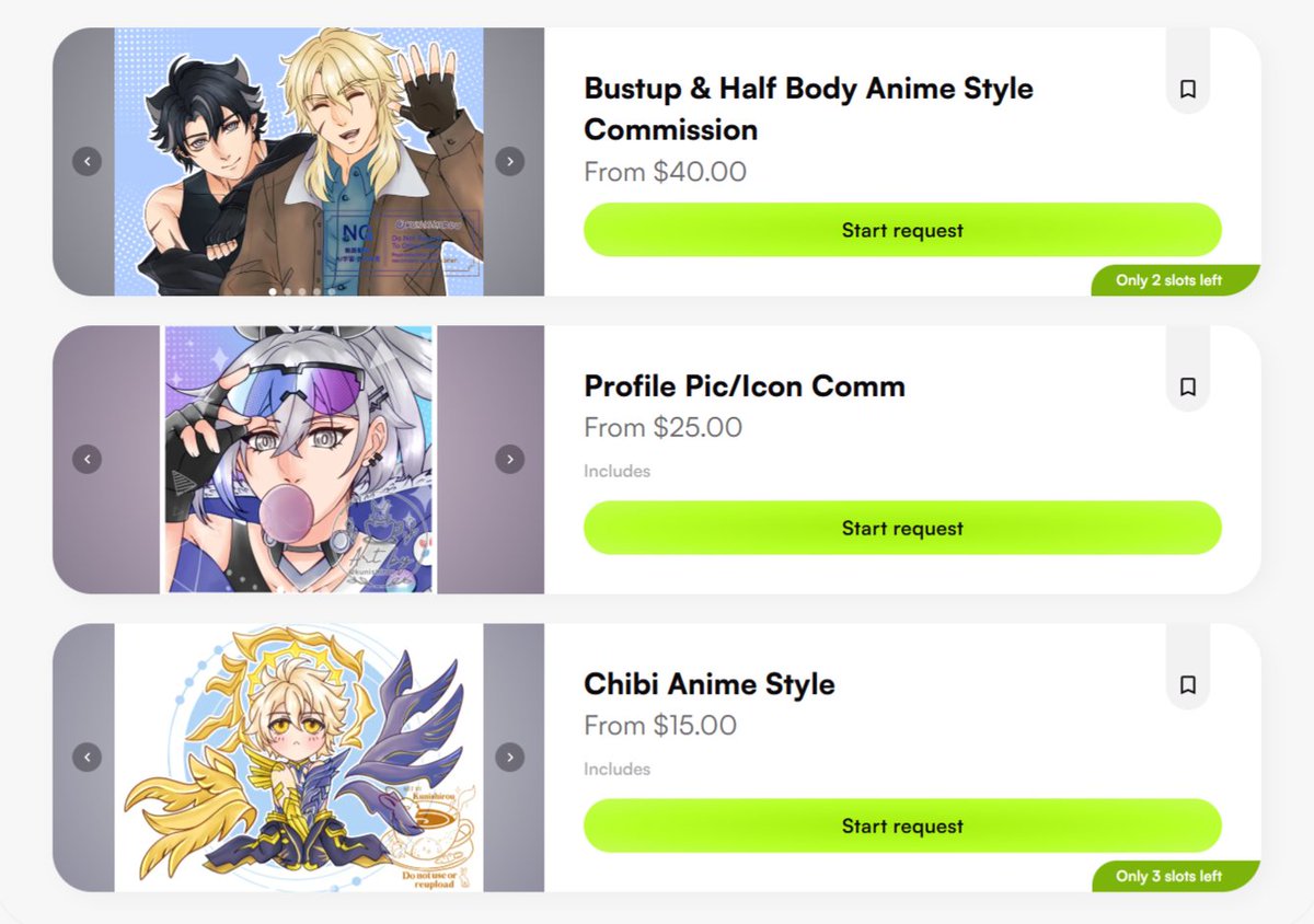 reopening the comm again but with limited slots

🌎 for international: vgen.co/kunishirou
🇮🇩 for local: kunishirou-commission.carrd.co or dm me

#artidn #opencommissions #ArtCommission #Commission #CommissionSheet #VGenComm