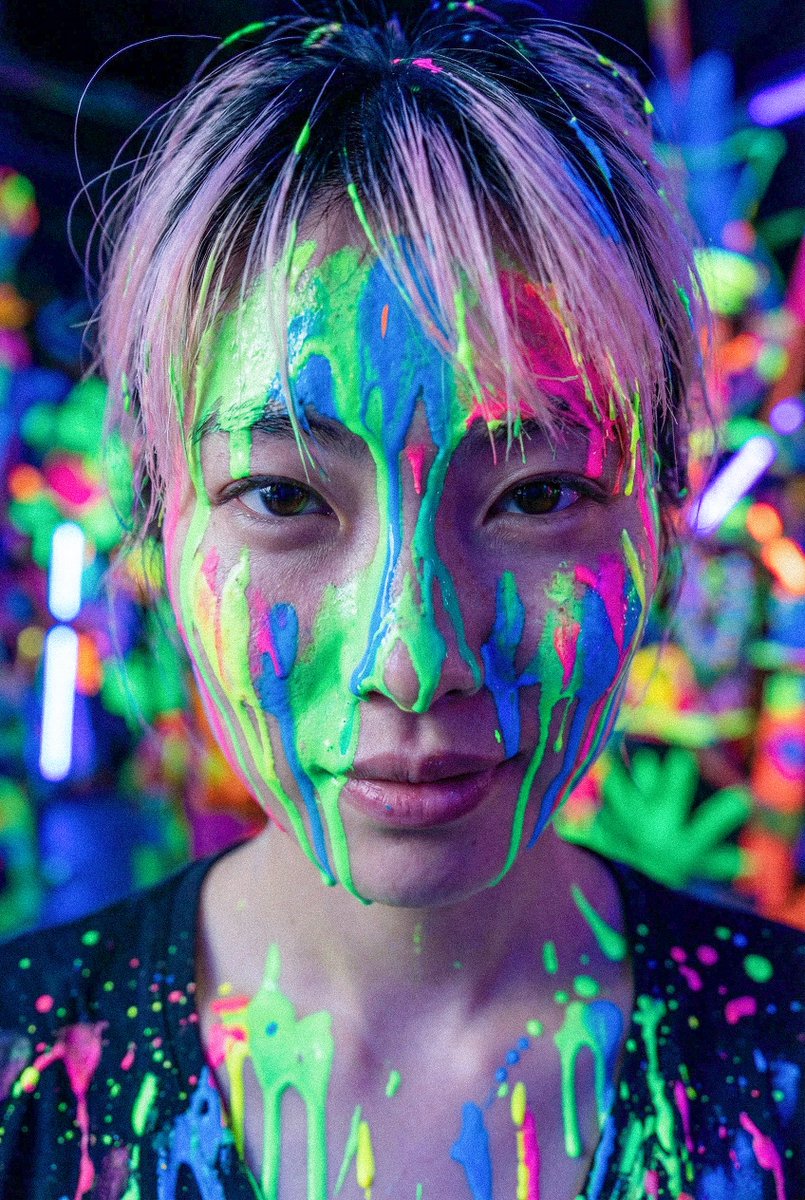 TheOatmilkFan's tweet image. Neon garden, it's friday, it's messy, let's have fun 🤭

#AllThingsSpring 
#aiartcommunity