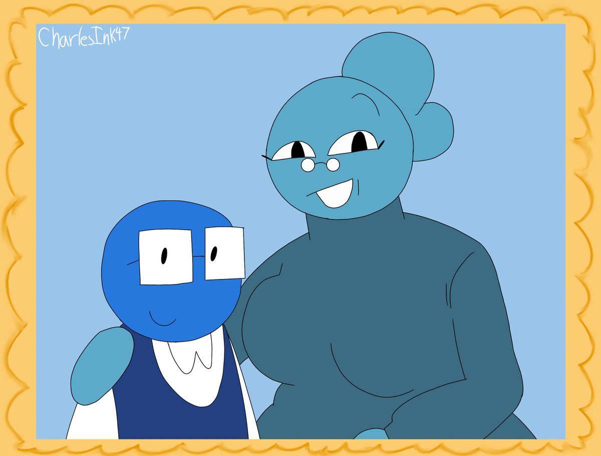 CharlesInk47's tweet image. I luv them both ♥️♥️♥️ #puzzleheadsfanart #puzzleheads
Wanted to draw a family portrait or something like that