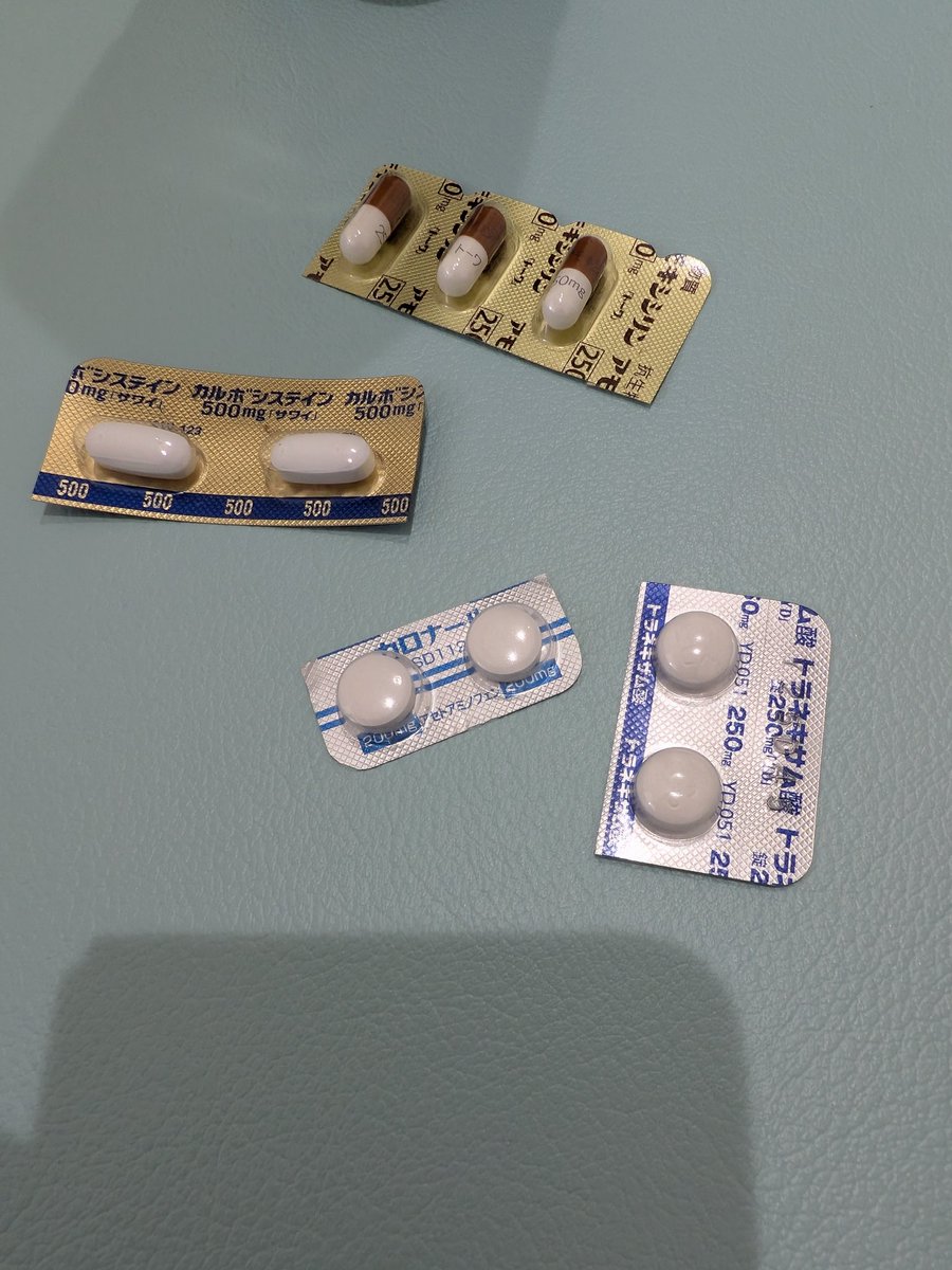 アカン、発熱のせいで身体が重てえ・・・
アセトアミノフェン追加や・・・