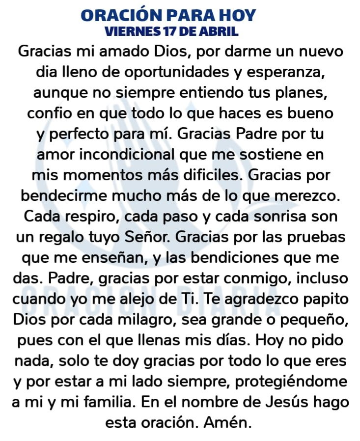 Oración Diaria®™ tweet media