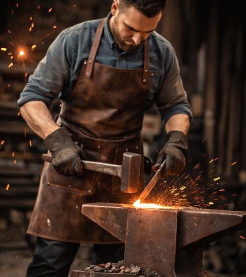 SwordsKingdom's tweet image. Forge with confidence using Balismith Leather Apron, built tough for heat, sparks, and heavy duty craftsmanship every single day.

👉swordskingdom.com/blacksmith-lea…

#Blacksmith #LeatherApron #ForgeLife #WeldingGear
