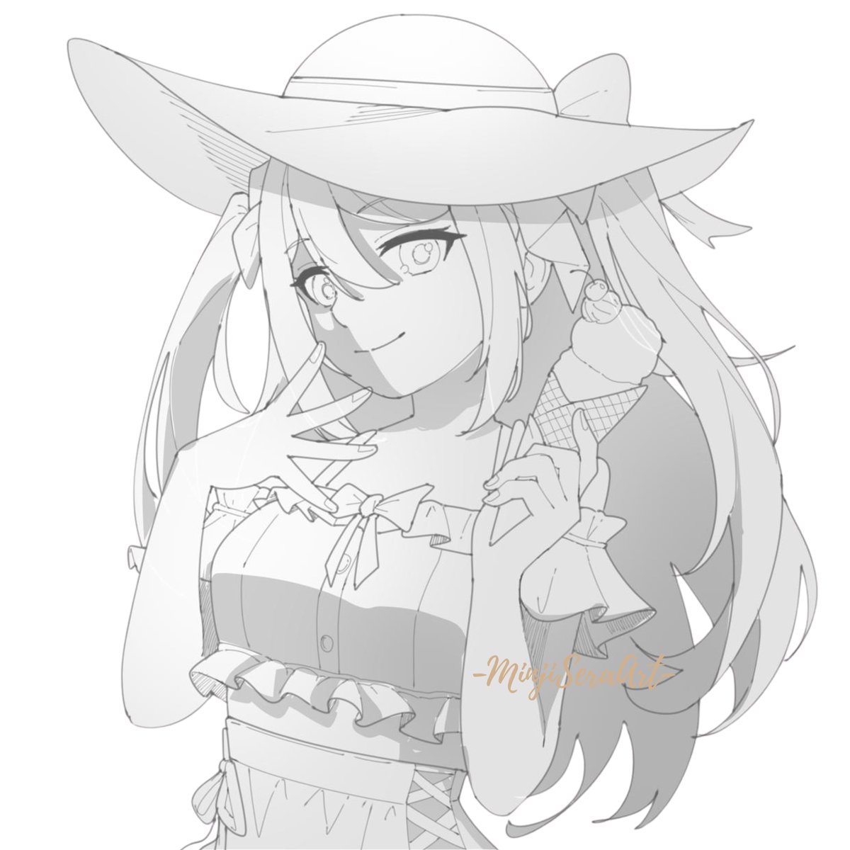 minjisera's tweet image. #VGenComm Happy delivery to my client @Flufflysnow !ᥫ᭡

#pfp #pfpicon #artshare